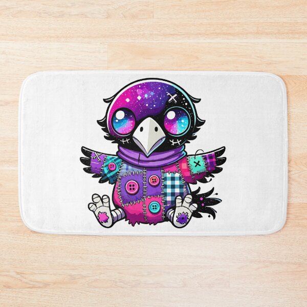 Item preview, Whimsical Galaxy Spooky Voodoo Crow Doll designed and sold by Kawaii-n-Spice.