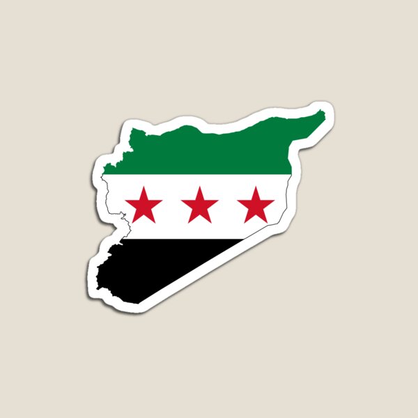 Item preview, Free Syria Map | خريطة الثورة السورية designed and sold by GM Store.