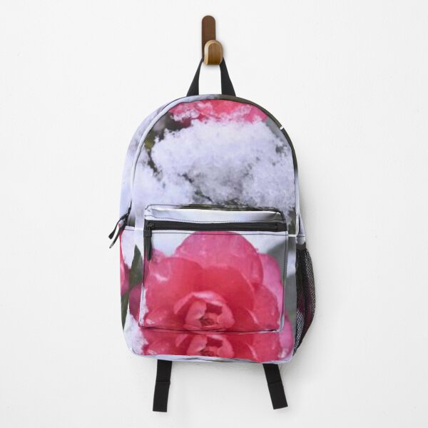 Item preview, Beautiful Not Frosty pink flower In Aesthetic Snow designed and sold by CHARISMA12X.