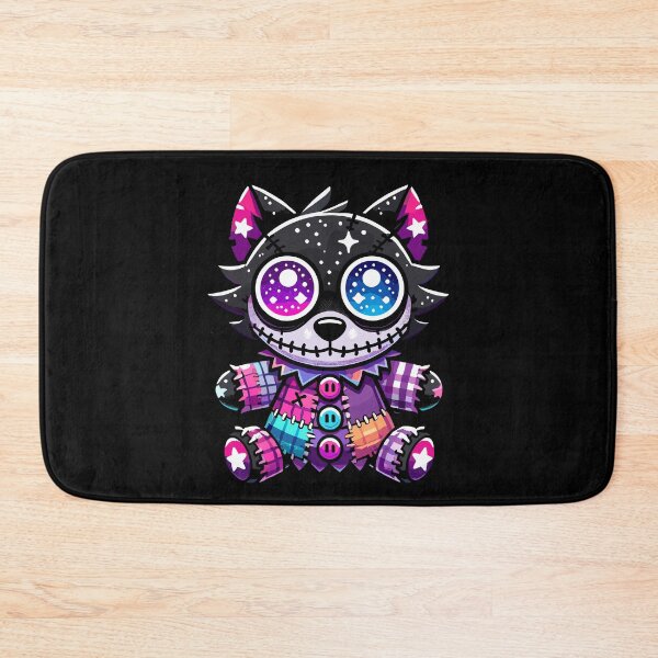 Item preview, Whimsical Galaxy Voodoo Wolf Doll designed and sold by Kawaii-n-Spice.