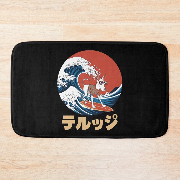 Item preview, Funny Borzoi Dog Japanese Kanagawa Wave designed and sold by FurryHavenPH.