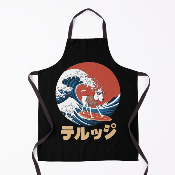 Item preview, Funny Borzoi Dog Japanese Kanagawa Wave designed and sold by FurryHavenPH.