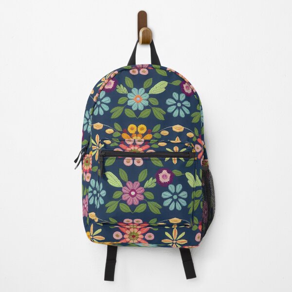 Item preview, Colourful Floral Needlepoint Quilt Pattern designed and sold by Angry Swan Designs.