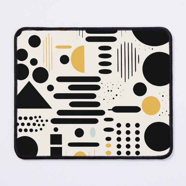 Item preview, Retro 90's Color Block Black and White Shapes designed and sold by darkskydelights.