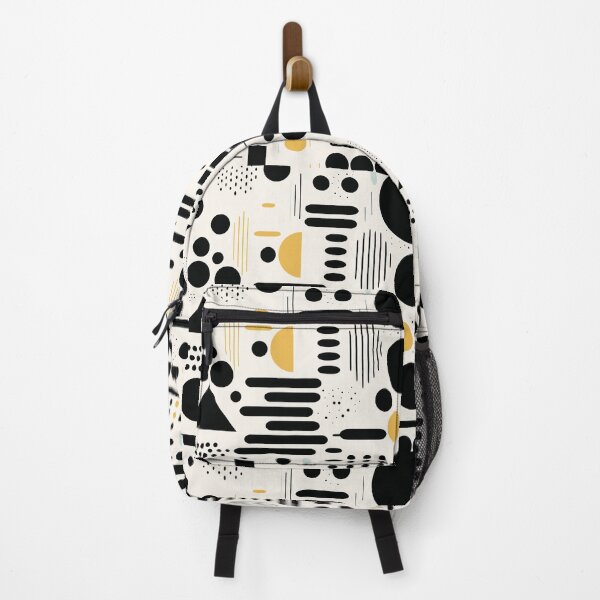 Item preview, Retro 90's Color Block Black and White Shapes designed and sold by darkskydelights.