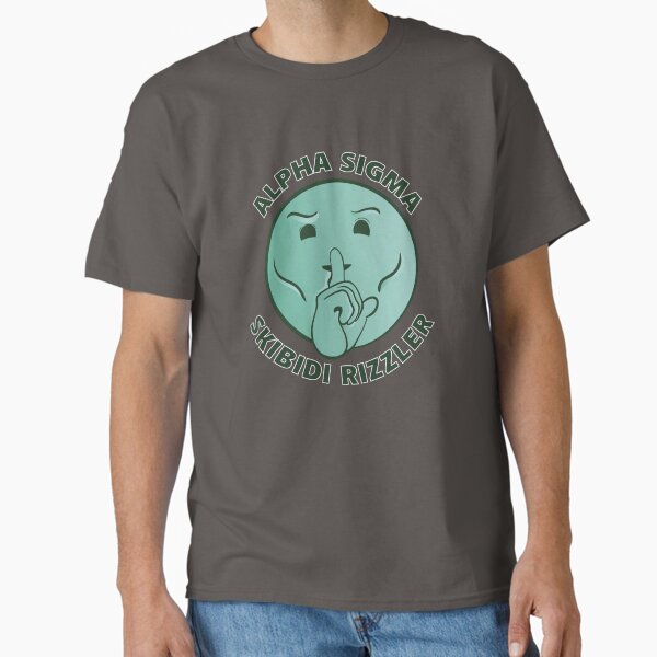 Item preview, Mewing emoji, Alpha Sigma, skibidi rizzler, Gen Z design -viral Slang Vibes, Blue designed and sold by Roxie Kara.