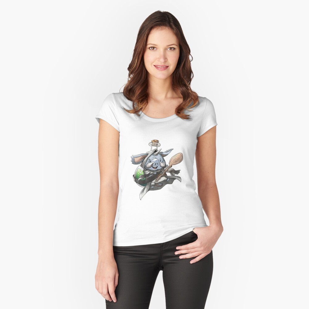 Item preview, Fitted Scoop T-Shirt designed and sold by TheLionsTower.