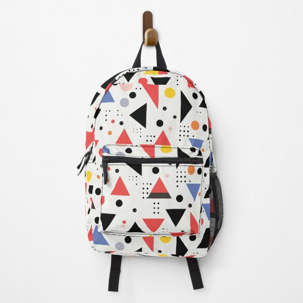 Item preview, Retro 90's Color Block Black and White Triangles designed and sold by darkskydelights.