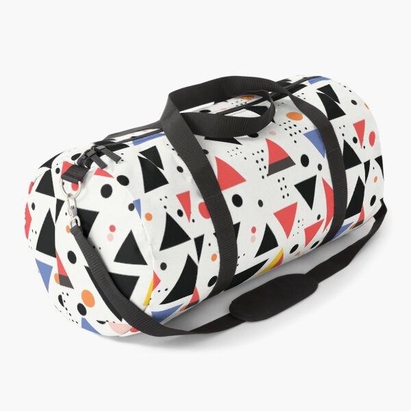 Item preview, Retro 90's Color Block Black and White Triangles designed and sold by darkskydelights.
