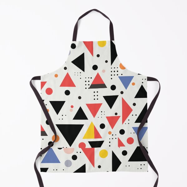 Item preview, Retro 90's Color Block Black and White Triangles designed and sold by darkskydelights.