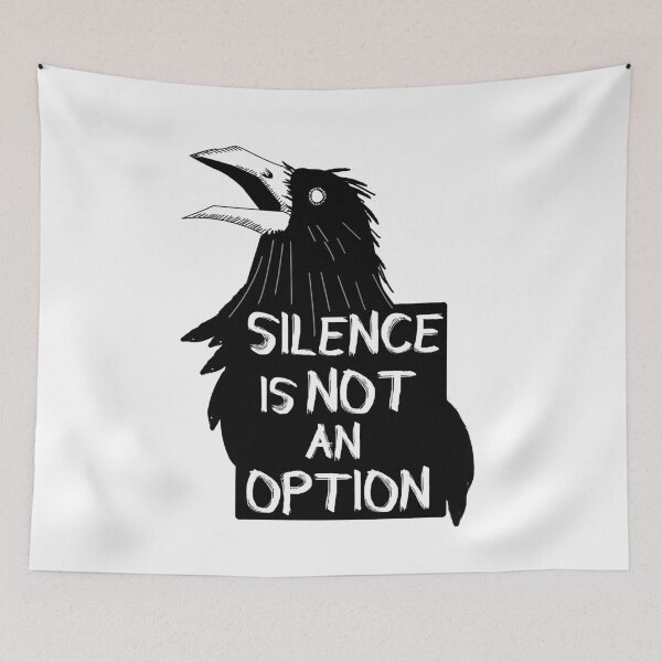 Item preview, Silence is not an option designed and sold by witchlingart.