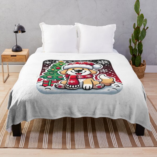 Item preview, Festive Christmas Dog - Cheerful Holiday Design designed and sold by shrolts.