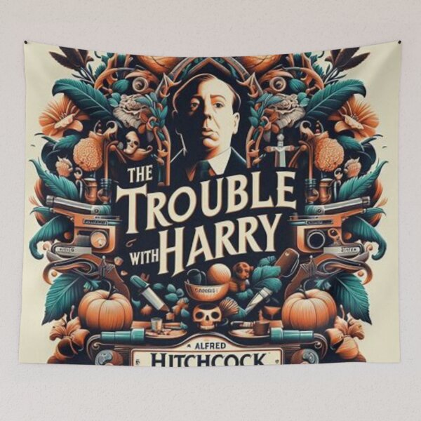 Item preview, Alfred Hitchcock "THE TROUBLE WITH HARRY" designed and sold by Shs-Kenya.