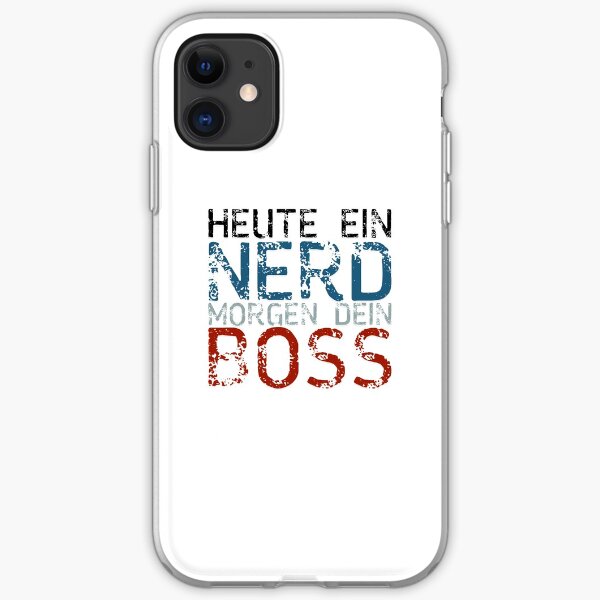 Heute ein Nerd, morgen dein Boss auf deutsch iPhone Flexible Hülle