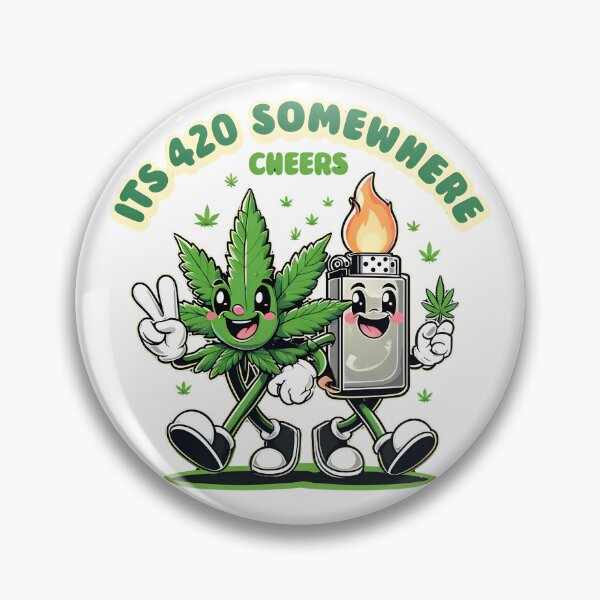 Item preview, Its 420 somewhere marijuana leaf and lighter design  designed and sold by EccentricsByE.