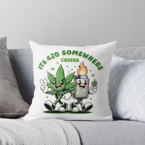 Item preview, Its 420 somewhere marijuana leaf and lighter design  designed and sold by EccentricsByE.