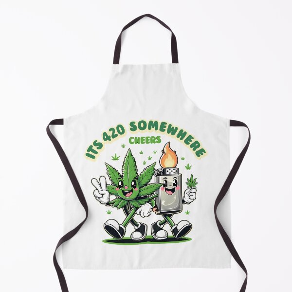 Item preview, Its 420 somewhere marijuana leaf and lighter design designed and sold by EccentricsByE.