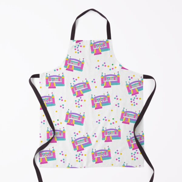 Aperçu de l'œuvre Maison gonflable Château gonflable Balle Fille Rose Motif mignon créée et vendue par idovedesign.