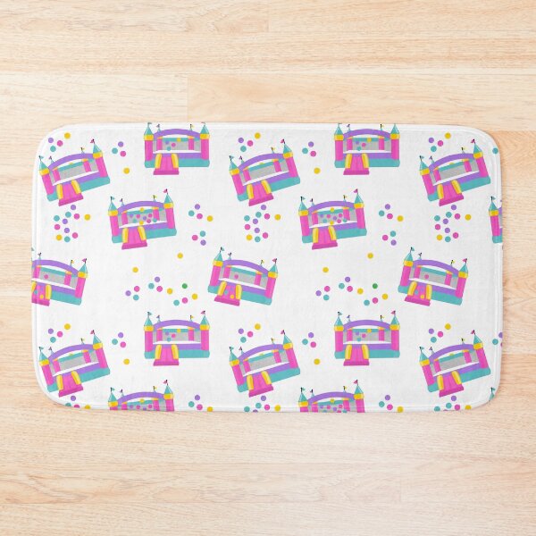 Item preview, Bouncy House Jumping Castle Ball Pink Girl Cute Pattern designed and sold by idovedesign.