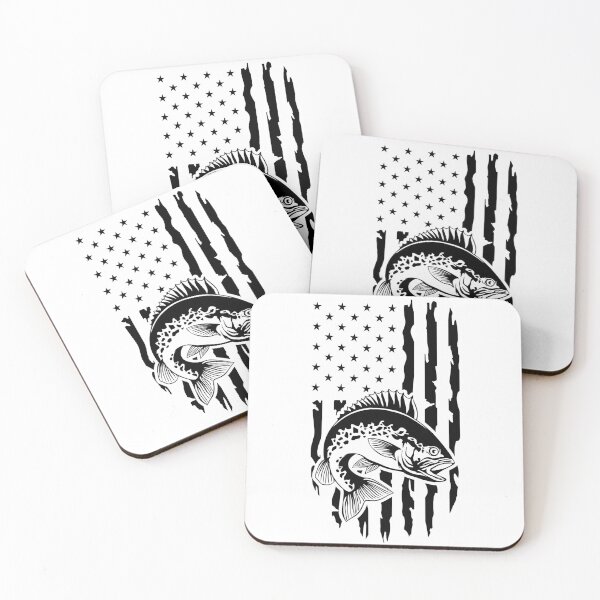 Item preview, bass fish US Flag designed and sold by MYpngShop.