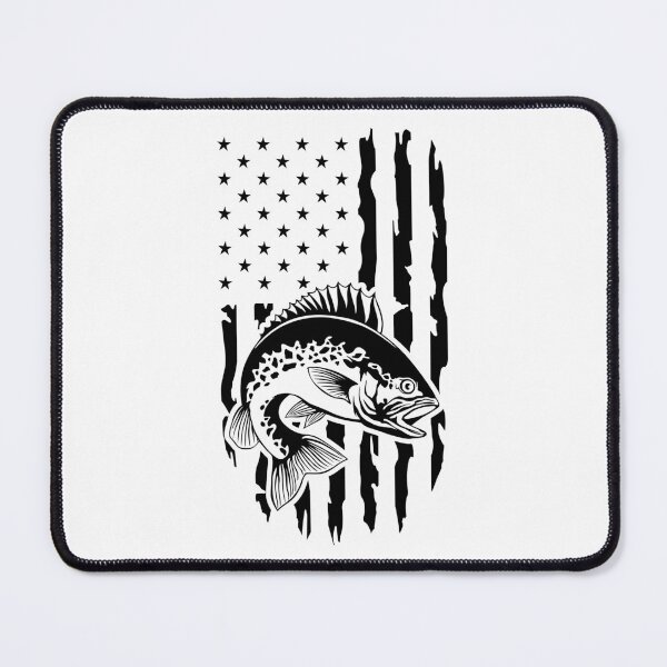 Item preview, bass fish US Flag designed and sold by MYpngShop.