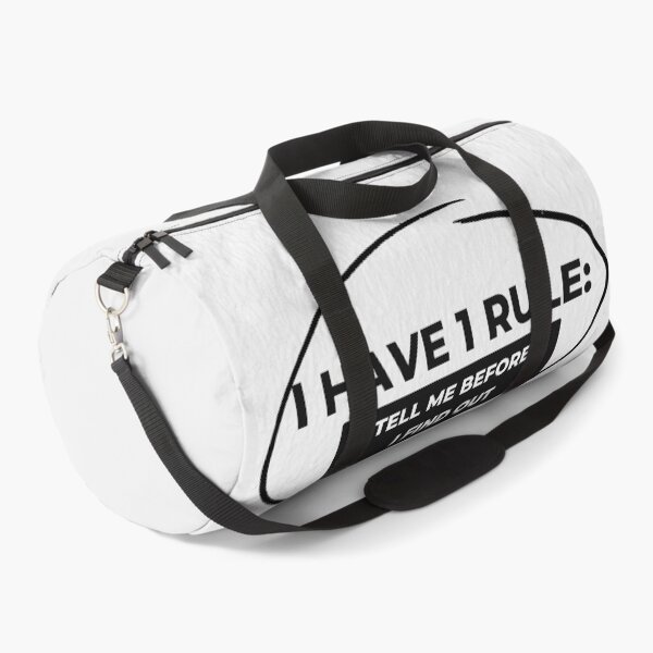 Item preview, I HAVE 1 RULE: TELL ME BEFORE I FIND OUT - BLACK & WHITE designed and sold by TishCO.