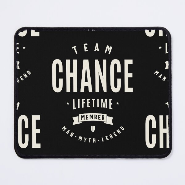 Item preview, Team Chance Lifetime Member Funny Name Chance designed and sold by cidolopez.