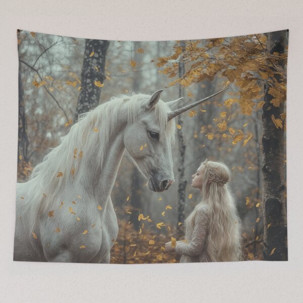 Item preview, Whispers of the Enchanted Unicorn designed and sold by LemurianPortals.
