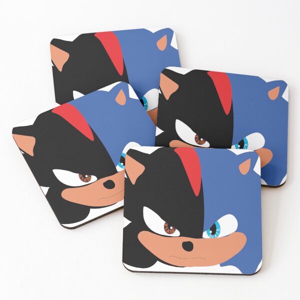 Item preview, Sonic and Shadow face designed and sold by CreativityFPS.