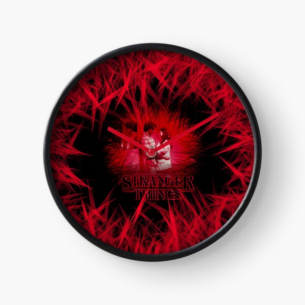 Item preview, Nancy Wheeler and Steve Harrington STRANGER THINGS- black and red graphic from the series designed and sold by My-fake-places.