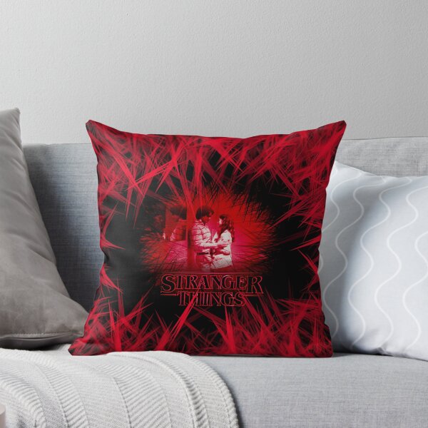 Item preview, Nancy Wheeler and Steve Harrington STRANGER THINGS- black and red graphic from the series designed and sold by My-fake-places.