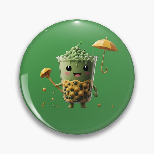 Item preview, Kawaii Green Matcha Bubble Buddy, Ideal Gift designed and sold by Indoni.