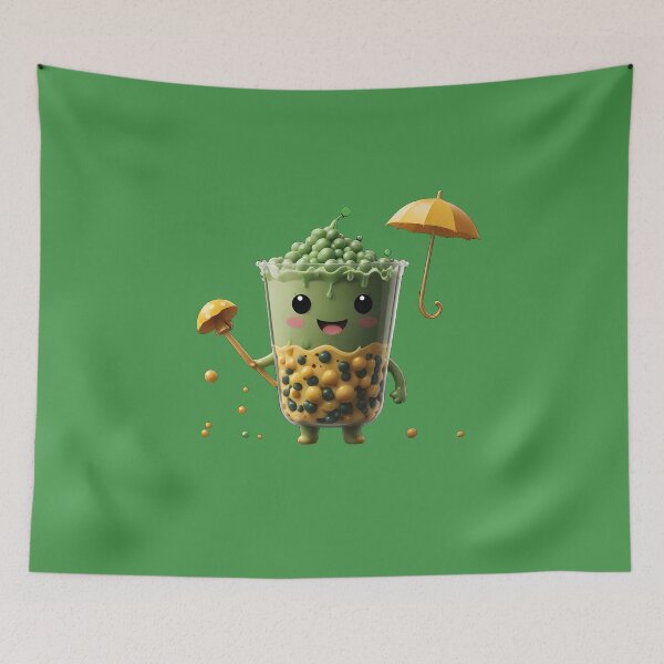 Item preview, Kawaii Green Matcha Bubble Buddy, Ideal Gift designed and sold by Indoni.