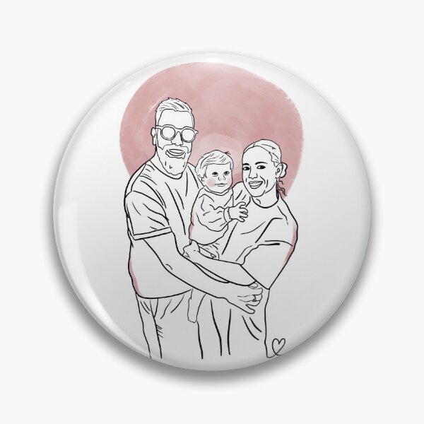 Item preview, Family photo as an illustration I Personalization BEFORE ORDERING designed and sold by HopLaStudio.