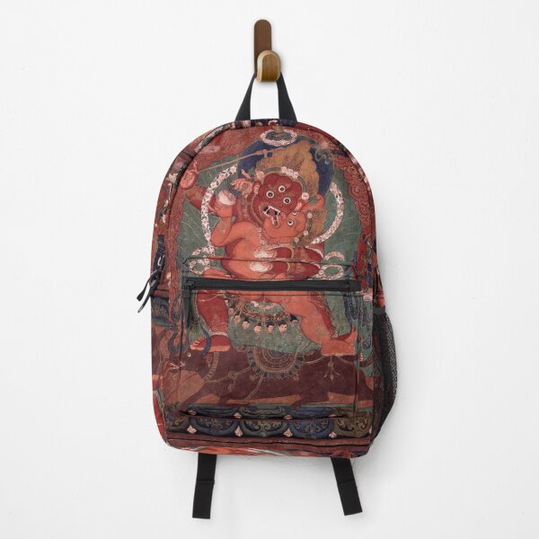 Item preview, Mandala 214 Yamari Rakta Buddhist Deity Virupa Lineage 5 Deity 1700s designed and sold by GuyBlank.