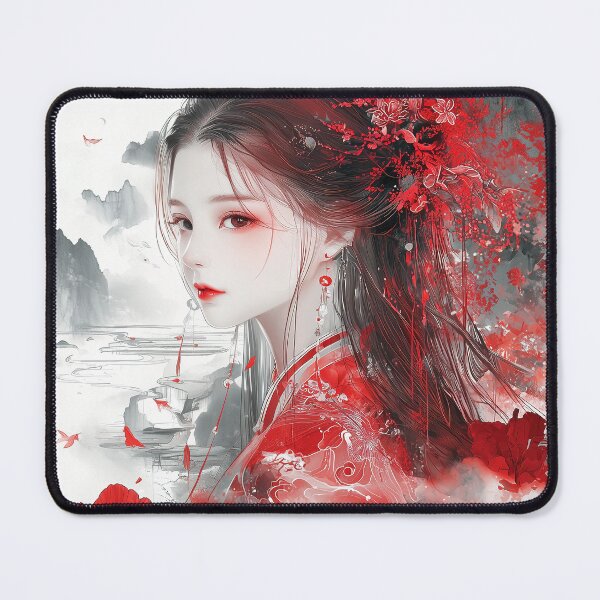 Item preview, Crimson Elegance: The Bloom of Serenity designed and sold by davidonstudio.