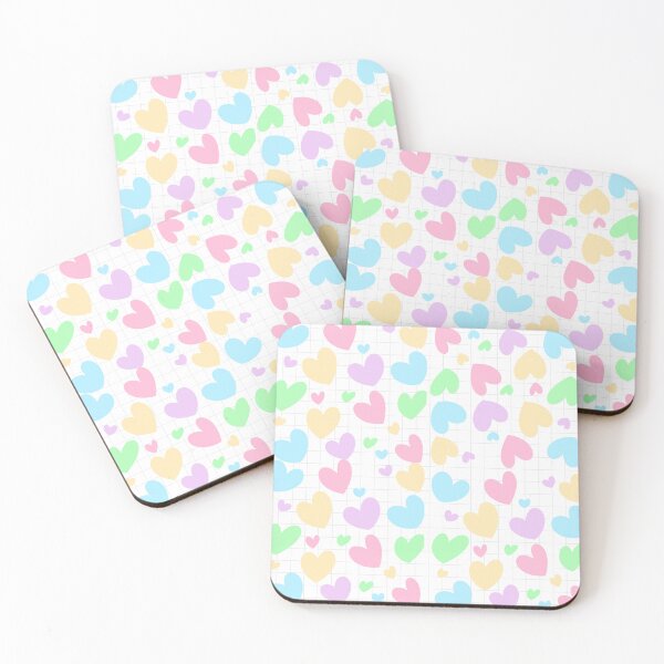 Item preview, Pastel color heart drawing  designed and sold by Charlie-PUM.