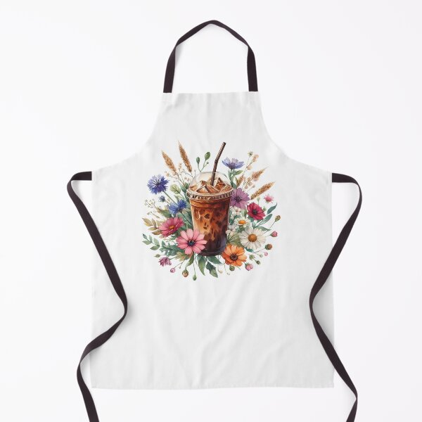 Item preview, Iced Coffee Wildflower Design Cafe designed and sold by MoonMonkeyNbear.