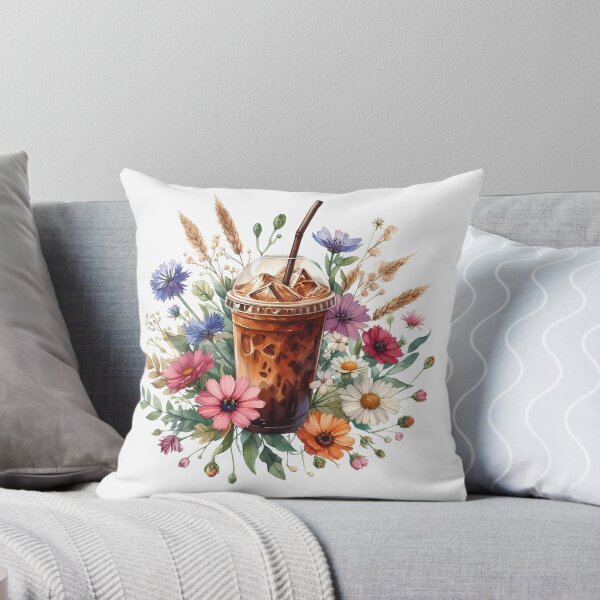 Artikelvorschau, Eiskaffee Wildflower Design Cafe entworfen und verkauft von MoonMonkeyNbear.