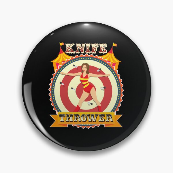 Item preview, Knife Thrower Circus Carnival Design designed and sold by PNGShop.