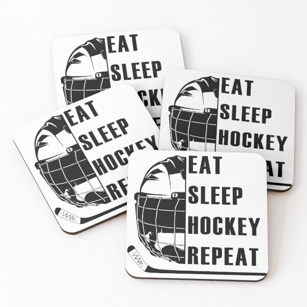 Item preview, eat sleep hockey repeat designed and sold by MYpngShop.