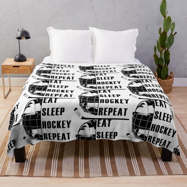 Artikelvorschau, essen, schlafen, hockey, wiederholen entworfen und verkauft von MYpngShop.