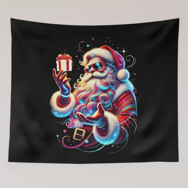 Item preview, Vibrant Santa: A Magical Holiday Spectacle designed and sold by CoolVisionStd.
