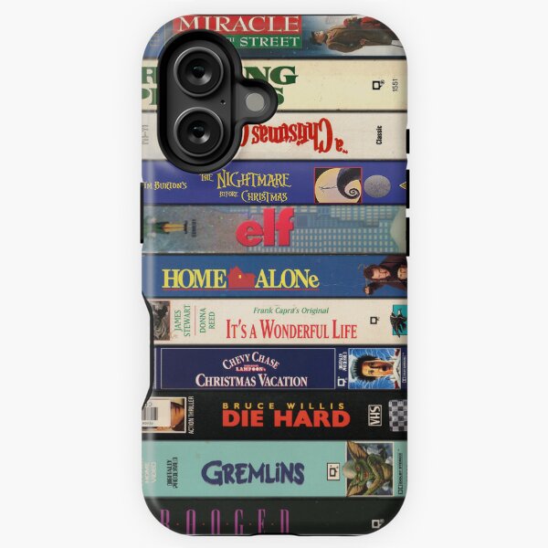 Artikel-Vorschau von Die besten Weihnachtsfilme aller Zeiten - Vintage VHS Print, designt und verkauft von Mr Mustard Prints.
