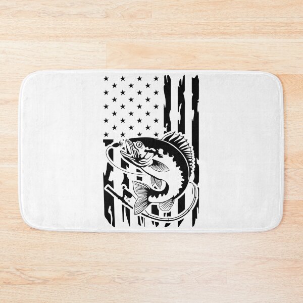 Item preview, bass fish US Flag 2 designed and sold by MYpngShop.