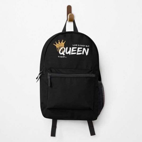 Item preview, LOVE IS EASY BUT QUEEN IS BUSY - WHITE PRINT designed and sold by TishCO.