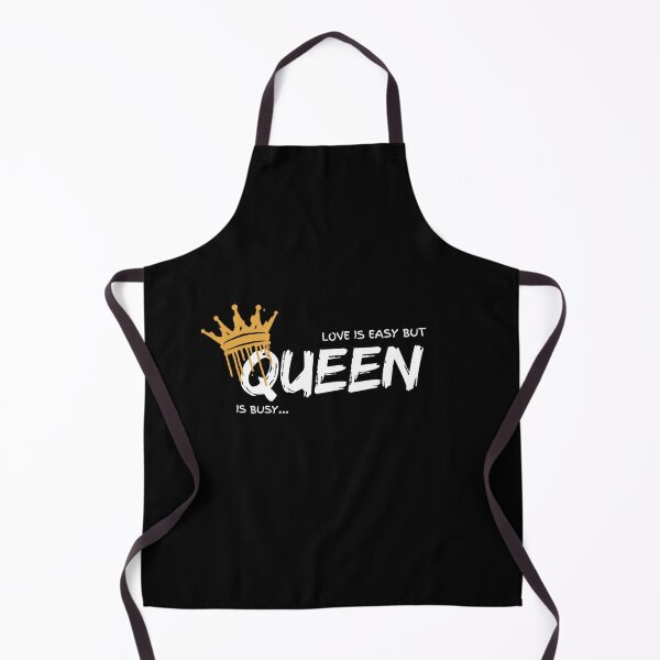 Item preview, LOVE IS EASY BUT QUEEN IS BUSY - WHITE PRINT designed and sold by TishCO.