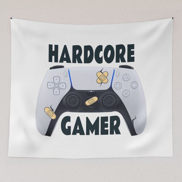 Item preview, Hardcore Gamer - Battle-Tested PS5 Controller designed and sold by Visual Stimulus.