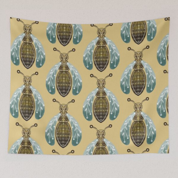Item preview, Folklore bee, Ornamental bee, worms, insects, flower bee designed and sold by Dormitria.