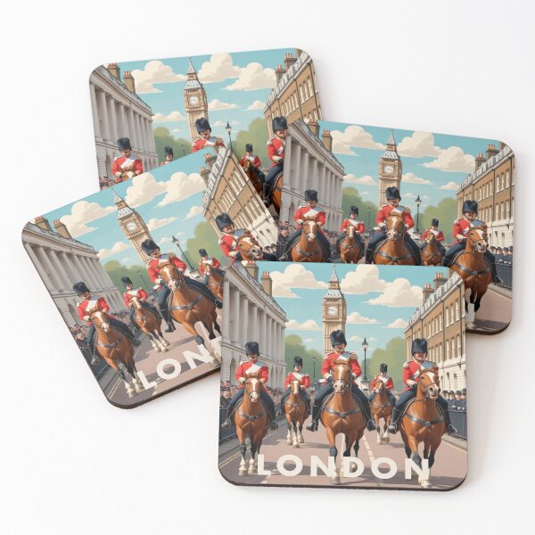 Item preview, The Queen's Guards in London designed and sold by GhumGham.